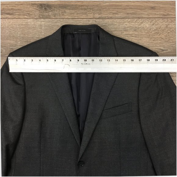 Nordstrom Mens Blazer Sport Coat Two Button Casual Jacket Size 40R Wool Suits‎ - Picture 9 of 13